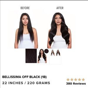 Bellami Hair Extentions brand new with case